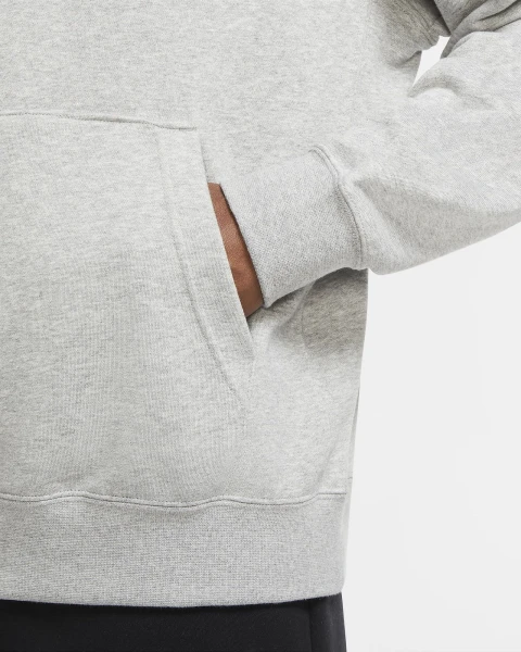 Худи Nike CLUB HOODIE PO FT серое CZ7857-063