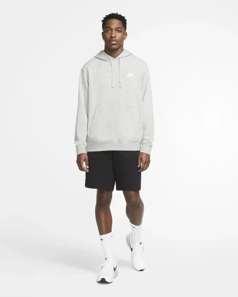 Худи Nike CLUB HOODIE PO FT серое CZ7857-063