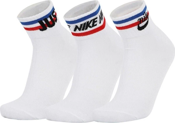 Носки Nike U NK NSW EVERYDAY ESSENTIAL AN белые (3 пары) DX5080-100