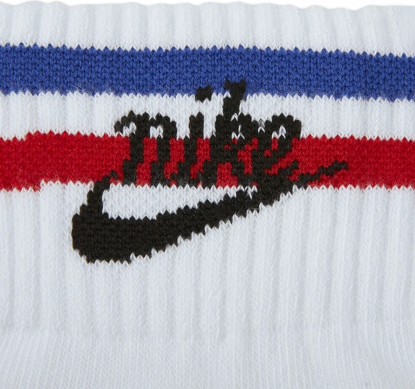 Носки Nike U NK NSW EVERYDAY ESSENTIAL AN белые (3 пары) DX5080-100
