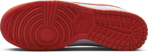 Кроссовки Nike DUNK LOW RETRO бело-красные DV0831-103