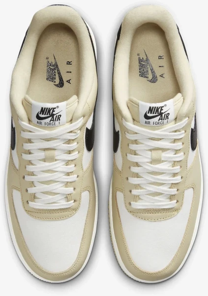 Кроссовки Nike AIR FORCE 1 07 LX бежево-белые разноцветные DV7186-700