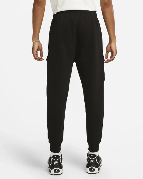 Спортивные штаны Nike M NSW SW AIR CARGO PANT FLC BB черно-белые FN7693-010