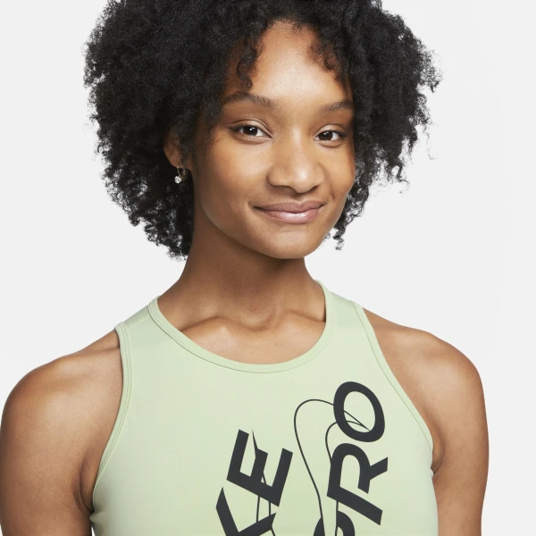 Топ женский Nike CROP TANK GRX зеленый FB5261-343