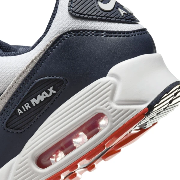Кроссовки Nike AIR MAX 90 бело-темно-синие DM0029-400