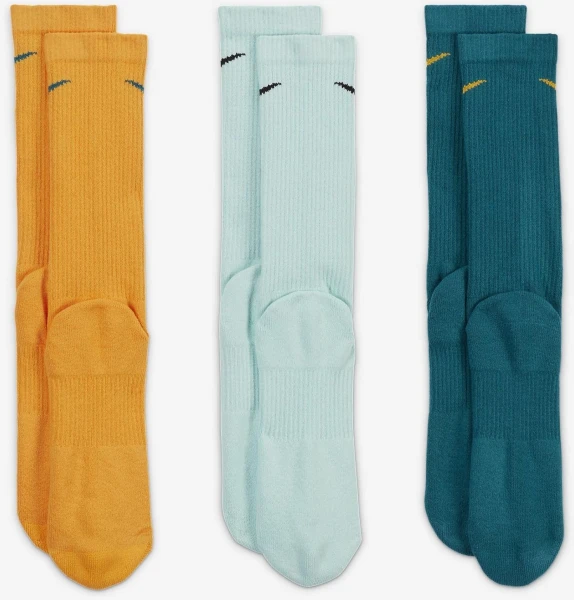 Носки Nike U NK EVERYDAY PLUS CUSH CREW разноцветные (3 пары) SX6888-932