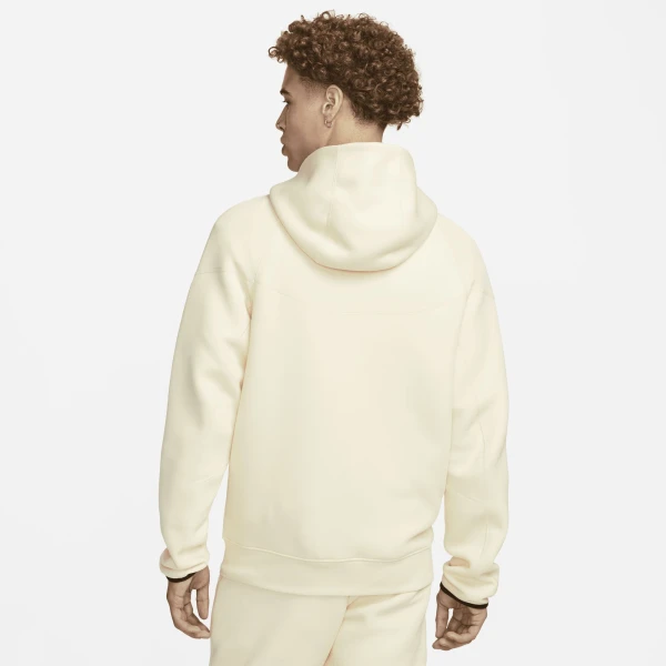 Толстовка Nike M NK TCH FLC FZ WR HOODIE молочная FB7921-113