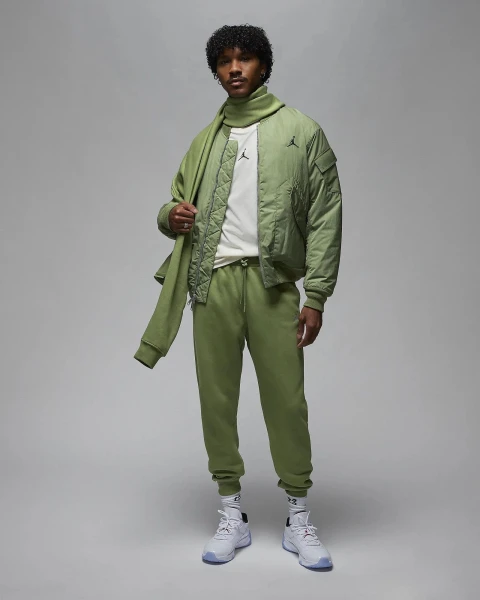 Спортивні штани Nike MJ ESS FLC PANT оливкові FJ7779-340