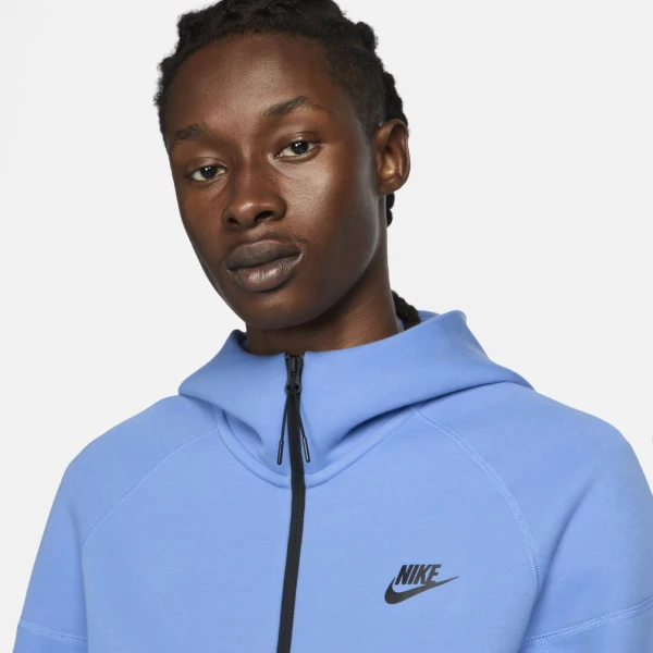 Толстовка Nike M NK TCH FLC FZ WR HOODIE блакитна FB7921-450