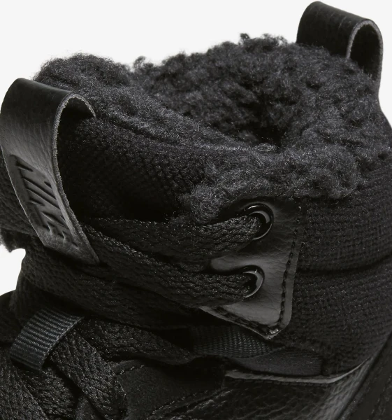 Кроссовки детские Nike COURT BOROUGH MID 2 BOOT PS черные CQ4026-001