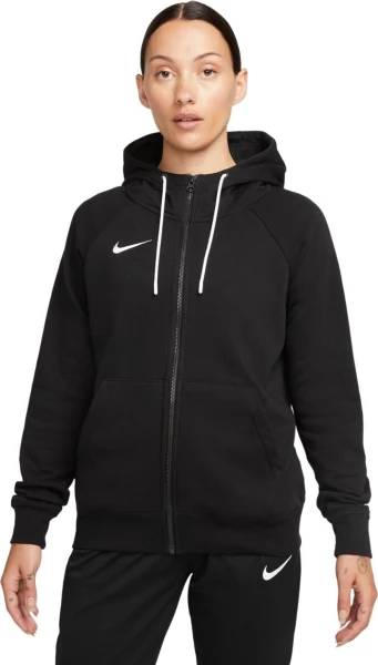 Толстовка женская Nike FLC PARK20 FZ HOODIE черная CW6955-010