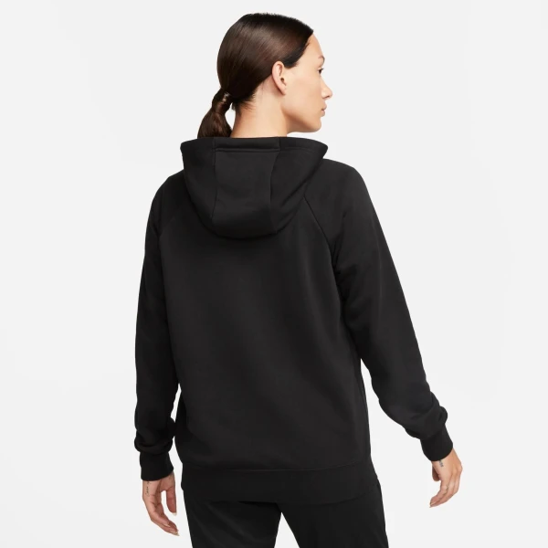 Толстовка женская Nike FLC PARK20 FZ HOODIE черная CW6955-010