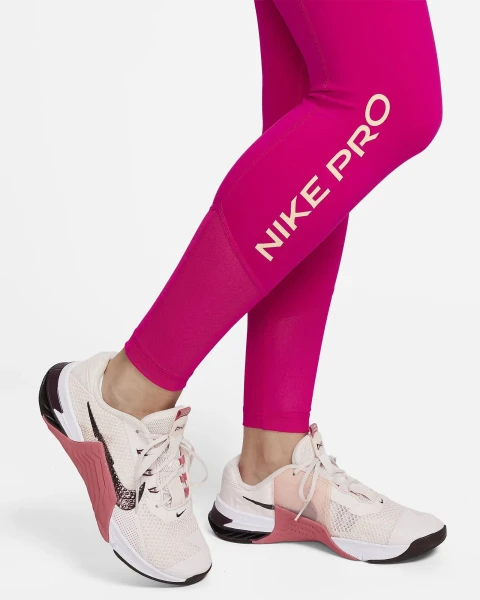Лосины женские Nike DF MR TIGHT NVT розовые FB5687-615