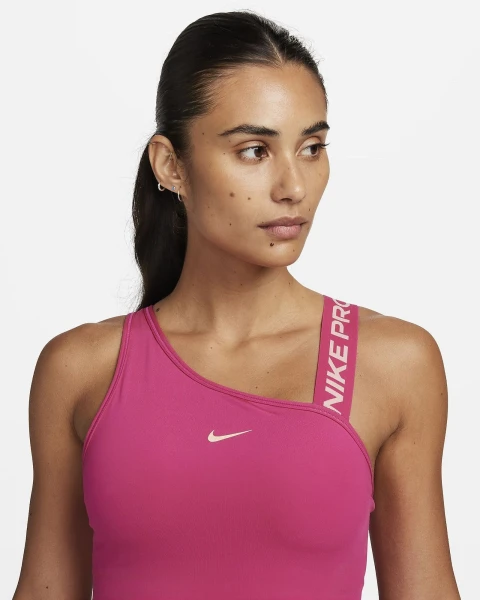 Топ жіночий Nike DF SWSH AS MMETRIC BRA рожевий DM0570-615