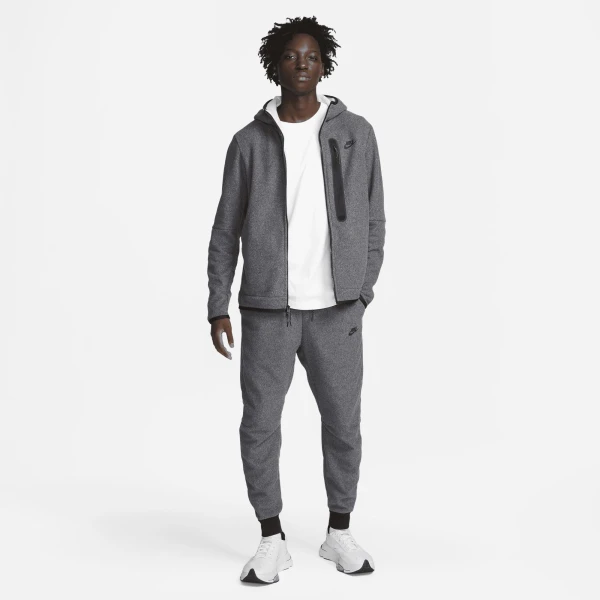 Толстовка Nike M TCH FLC FZ WINTER HD сіра DQ4801-010