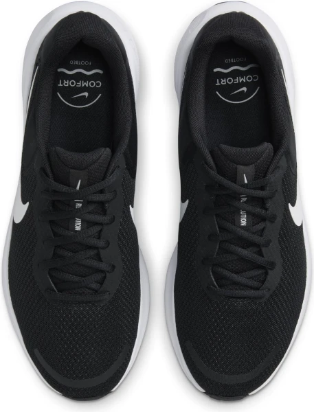 Кроссовки беговые Nike REVOLUTION 7 черно-белые FB2207-001