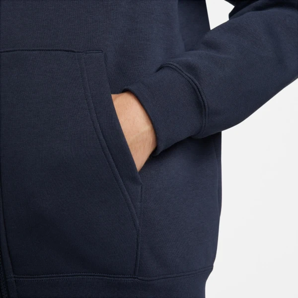 Толстовка Nike SP FLC FZ HOODIE BB темно-синя FQ8819-475