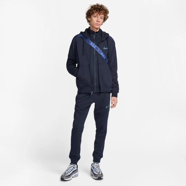 Толстовка Nike SP FLC FZ HOODIE BB темно-синя FQ8819-475