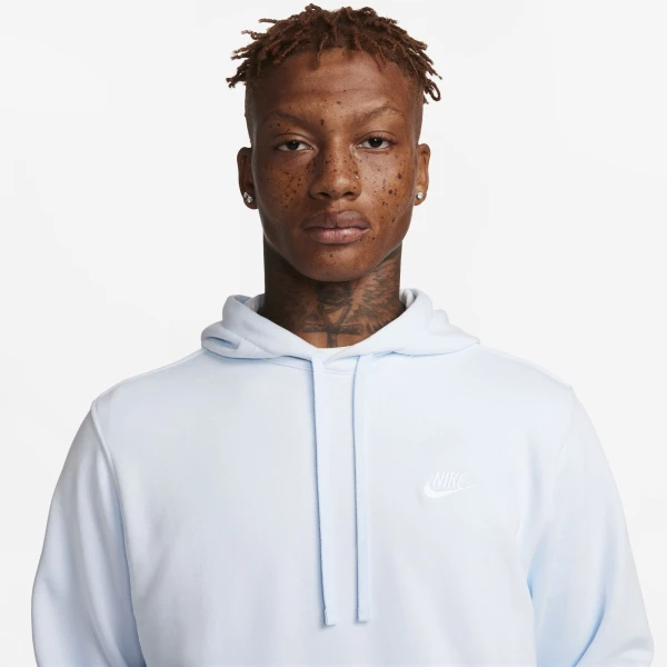 Худи Nike CLUB HOODIE PO FT серое CZ7857-085