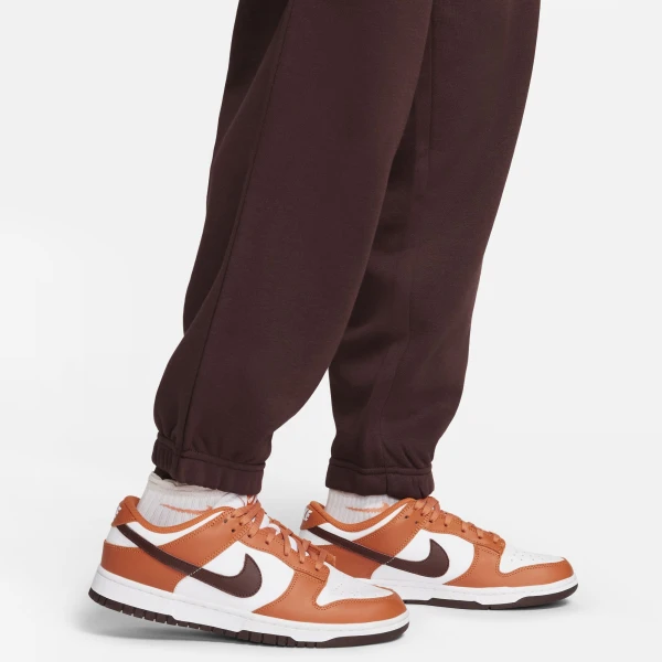 Спортивные штаны женские Nike NS PHNX FLC HR OS PANT PRNT коричневые FN7716-227