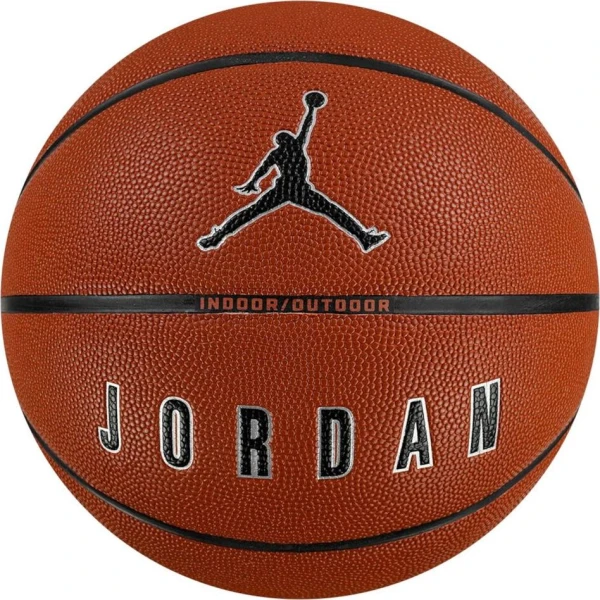 Баскетбольний м'яч Nike JORDAN ULTIMATE 2.0 8P DEFLATED коричнево-чорний Розмір 7 J.100.8254.855.07