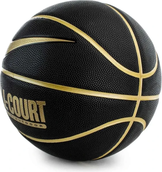 Баскетбольный мяч Nike EVERYDAY ALL COURT 8P черно-золотой Размер 7 N.100.4369.070.07