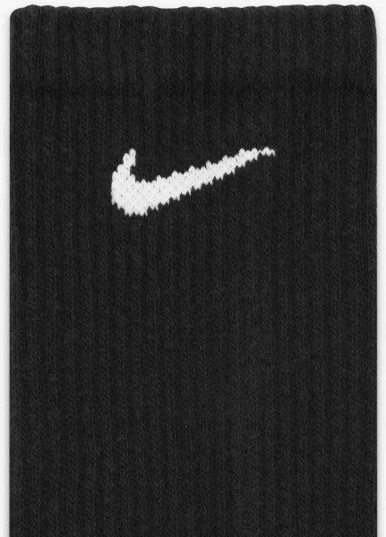 Носки Nike U NK ED PLS CSH CRW 6PR - 132 черные (6 пар) SX6897-010