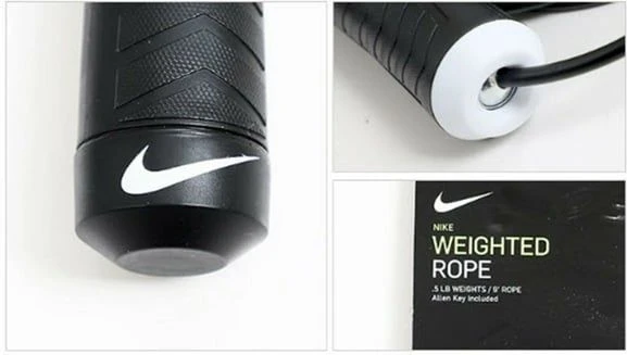 Скакалка Nike FUNDAMENTAL WEIGHTED ROPE черная N.100.0751.010.NS