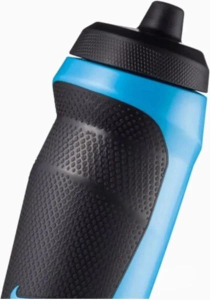 Бутылка для воды Nike HYPERSPORT BOTTLE 20 OZ 600 ml черно-голубая N.100.0717.459.20