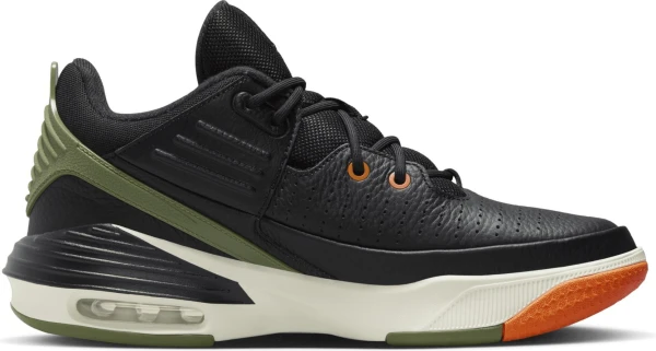Кроссовки Nike JORDAN MAX AURA 5 черно-зелено-оранжевые DZ4353-003