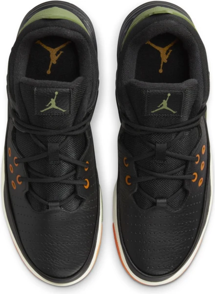 Кроссовки Nike JORDAN MAX AURA 5 черно-зелено-оранжевые DZ4353-003