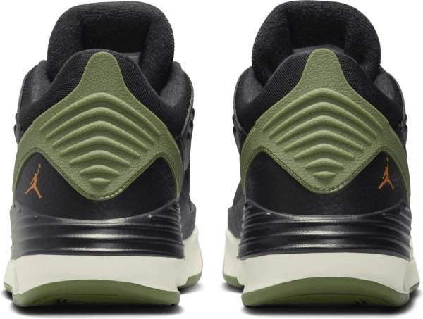 Кроссовки Nike JORDAN MAX AURA 5 черно-зелено-оранжевые DZ4353-003