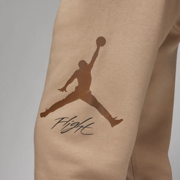 Спортивные штаны Nike M J ESS FLC BASELINE PANT бежевые FD7345-200