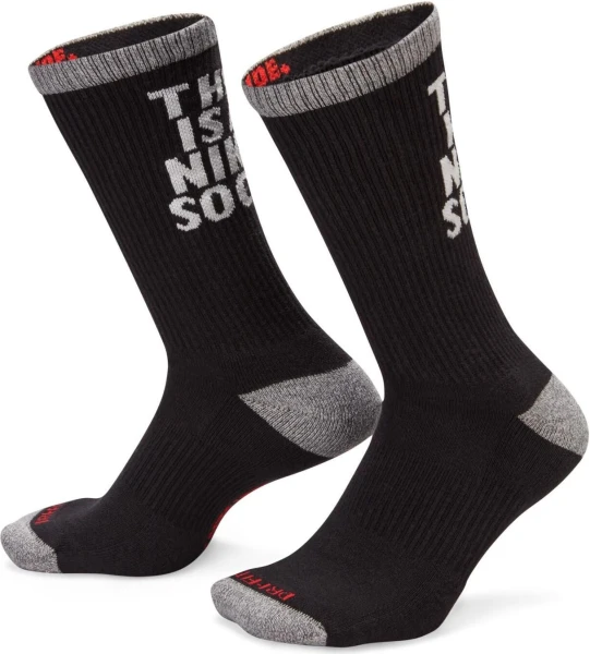 Носки Nike U NK ED PLS CSH CRW 1P 144 CKY черные FB3272-010