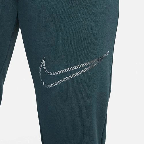 Спортивные штаны женские Nike NS CLUB FLC SHINE MR PANT зеленые FB8760-328