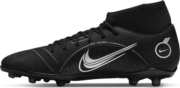 Бутси Nike SUPERFLY 8 CLUB FG/MG чорні DJ2904-007