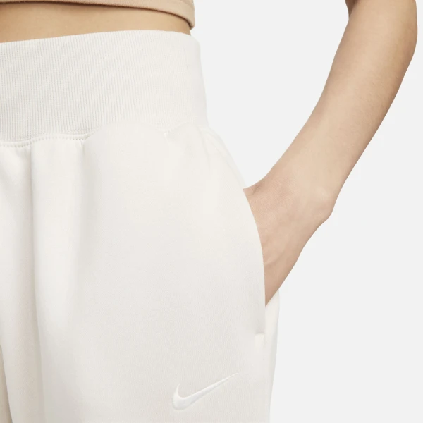 Спортивные штаны женские Nike NS PHNX FLC HR OS PANT светло-бежевые DQ5887-104