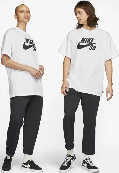 Футболка Nike SB TEE LOGO HBR белая CV7539-100
