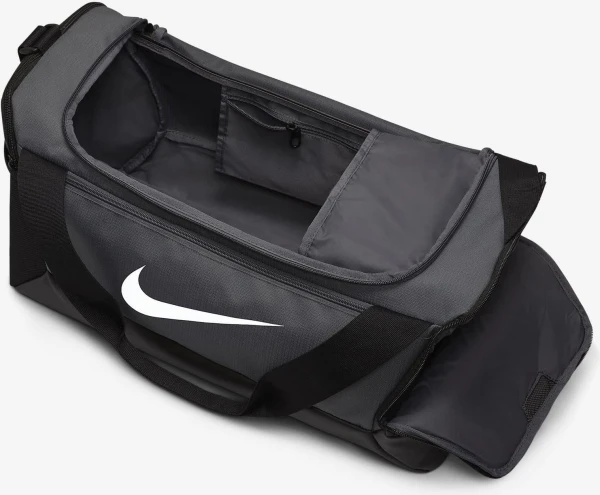 Сумка спортивна Nike BRSLA S DUFF - 9.5 (41L) чорно-темно-сіра DM3976-026