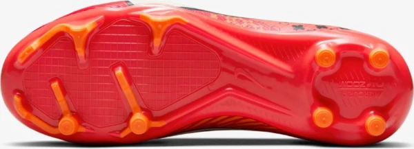 Бутсы детские Nike JR ZOOM SUPERFLY 9 ACADEMY MDS FG/MG красно-оранжевые FJ0353-600