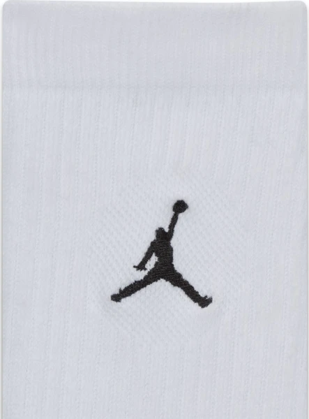 Шкарпетки Nike JORDAN UJ ED CUSH POLY CREW 3PR 144 біло-сіро-чорні (3 пари) DX9632-914