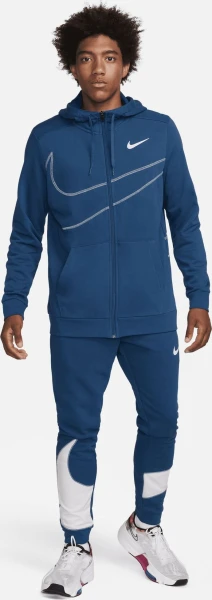 Толстовка Nike DF FLC HD FZ ENERG синя FB8575-476