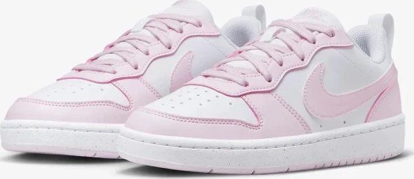 Кросівки дитячі Nike COURT BOROUGH LOW RECRAFT (GS) біло-рожеві DV5456-105