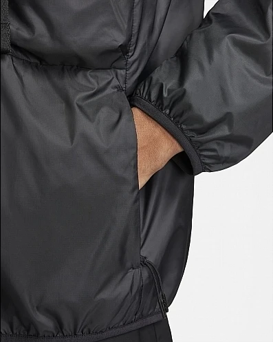 Куртка Nike M NK TCH WVN N24 LND PKBL JKT черная FB7903-010