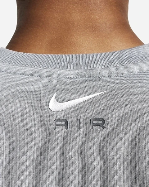 Свитшот Nike S AIR CRE FLC BB серый FN7692-065