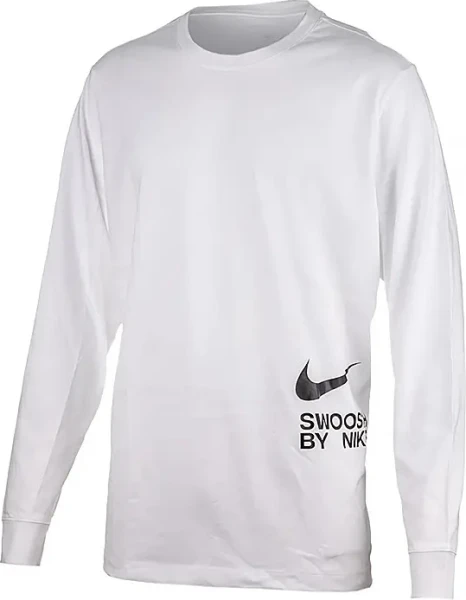 Лонгслив Nike TEE LS BIG SWOOSH белый FJ1119-100
