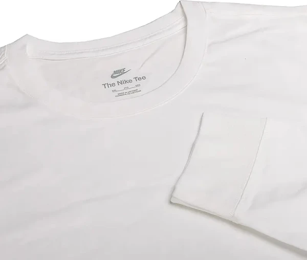 Лонгслив Nike TEE LS BIG SWOOSH белый FJ1119-100