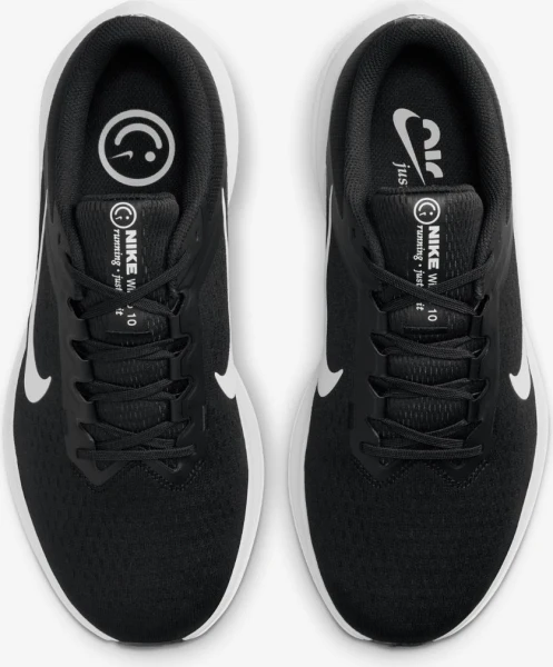Кросівки бігові Nike AIR WINFLO 10 WIDE чорно-білі FN7992-003
