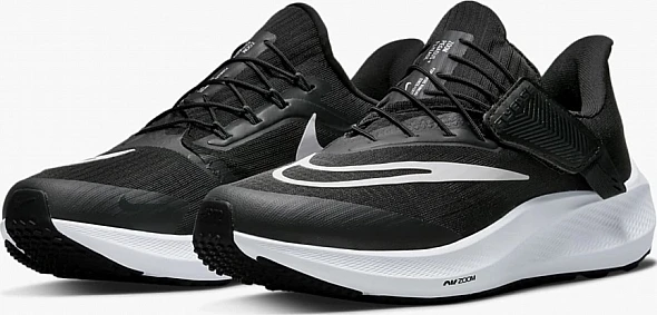 Кросівки бігові жіночі Nike W AIR ZOOM PEGASUS FLYEASE чорно-білі DJ7383-001