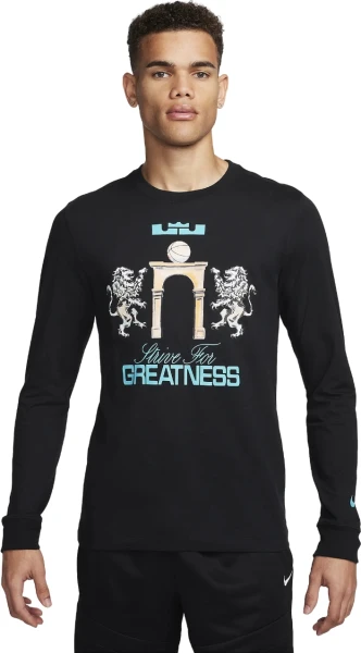 Лонгслів Nike LBJ M NK TEE LS SP24 чорний FQ4908-010